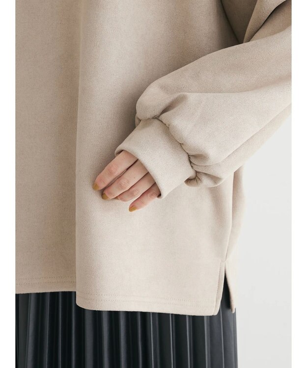 Green Parks ・ＳＵＧＡＲ　ＳＰＯＯＮスウェードポンチプルオーバー Beige