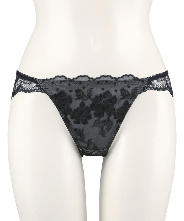 San-ai Resort（三愛水着楽園） エレガントコレクション 【2412】 バックレースショーツ 【northerly】 ブラック