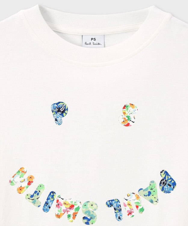 Paul Smith Happy Floral Patchwork 半袖Tシャツ オフホワイト