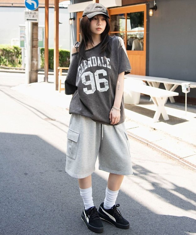 WEGO ２WAYグラフィックワンショルBIGT 柄12