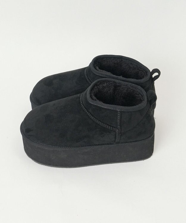 WEGO Fムートンブーツ ブラック