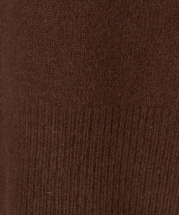 JOSEPH 【洗える】ブラッシュドカシミヤ　ラウンドネックニット Arabica/Black