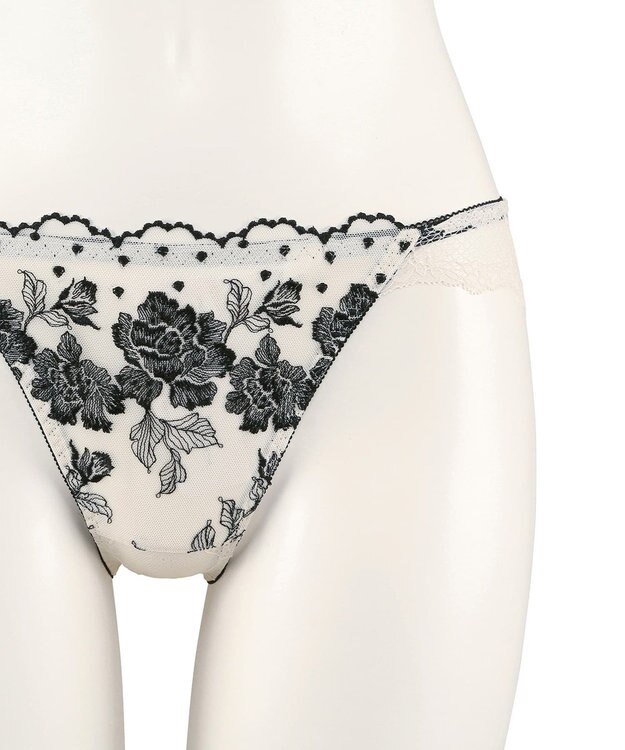 San-ai Resort（三愛水着楽園） エレガントコレクション 【2412】 バックレースショーツ 【northerly】 アイボリー