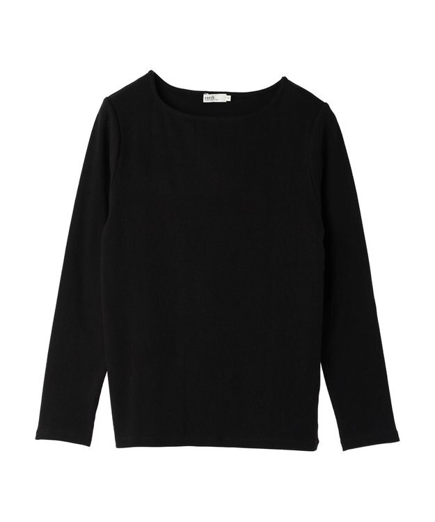earth music&ecology 細リブＴＥＥ Black