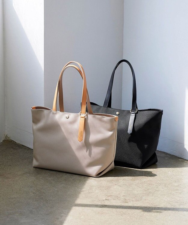 TOPKAPI 【新色追加】【Breath TOPKAPI】Aerial エアリアル ナイロン カラーストラップ付き A4 トートバッグ /軽量 ライトベージュ