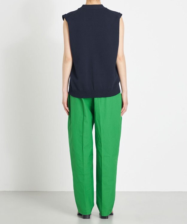 NAVE 【Nave】ライトキャンバス タックパンツ グリーン系