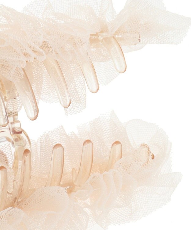 Maison de FLEUR チュールビジューバンスクリップ Ivory
