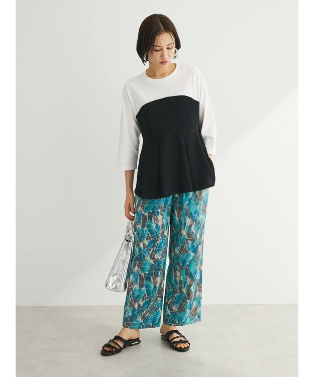 Green Parks イージー柄パンツI Green