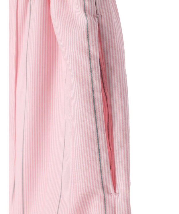 Green Parks ストライプフレアスカート Pink