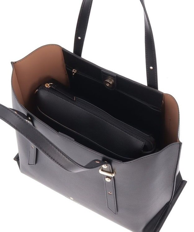 CLATHAS モス トートバッグ（ポシェット付き） ブラック