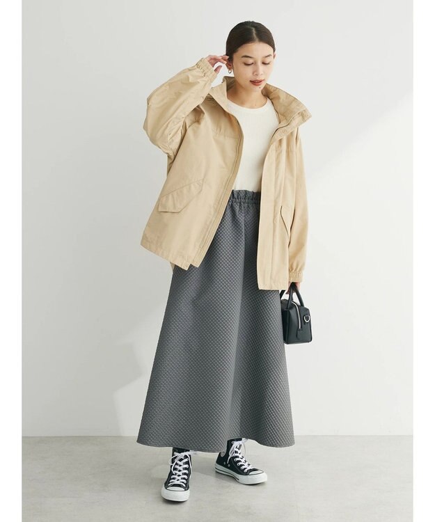 Green Parks ・ＥＬＥＮＣＡＲＥ　ＤＵＥニット＆ジャカードワンピース Off White