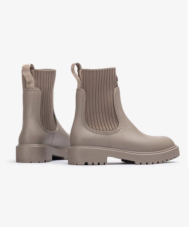 BONTRE 【UNISA/ウニサ】軽量リブニットブーツ/FAYNAR-UA トープ