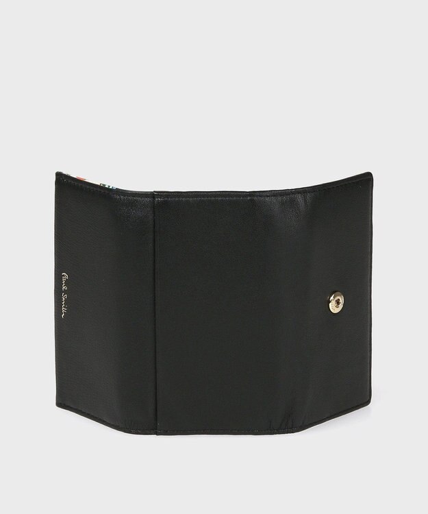 Paul Smith マーガレットプリントトリム キーケース ブラック