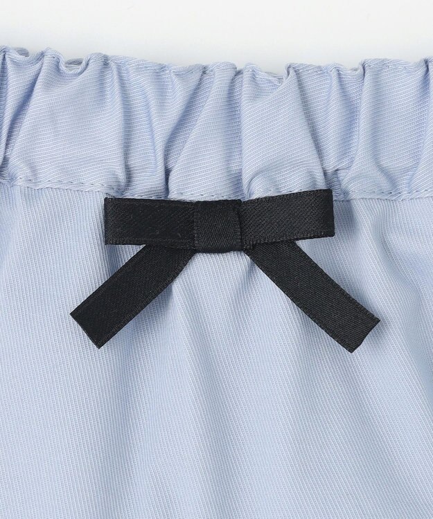 組曲 KIDS 【110-140㎝】アシンメトリーフリル キュロット サックスブルー系