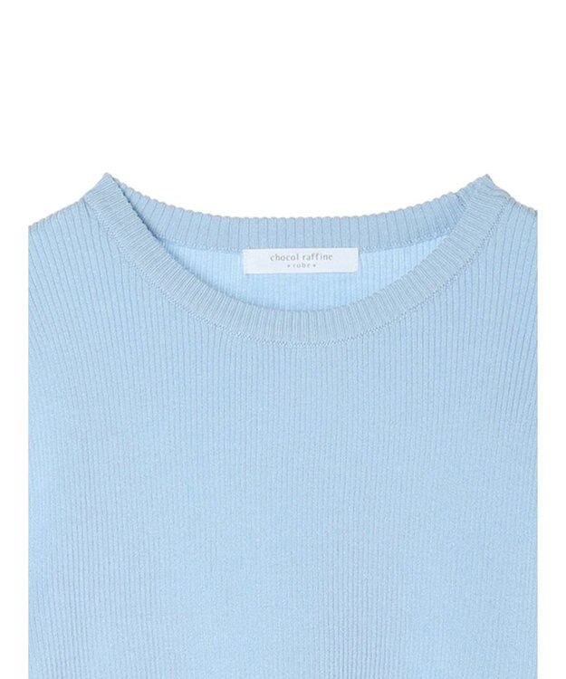 Green Parks 洗える　コンパクトニットプルオーバー Light Blue