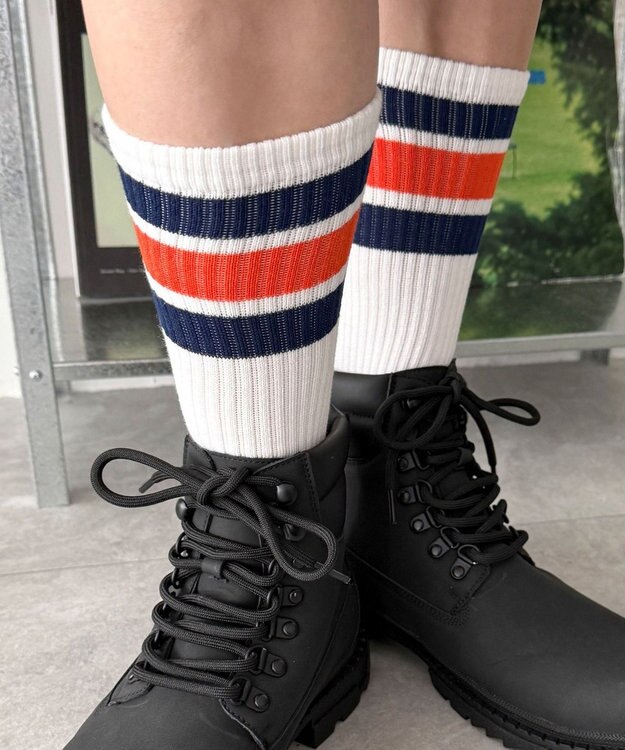 WEGO ラインソックス（R）　 ネイビー