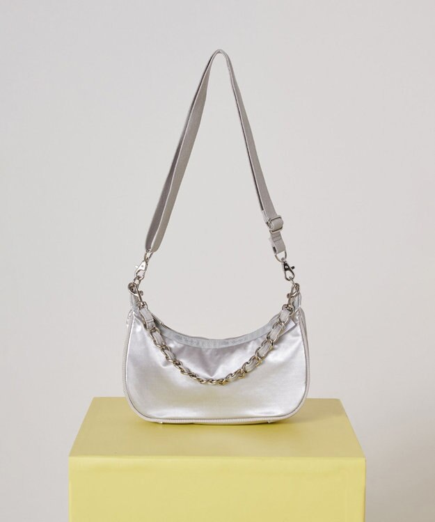 LeSportsac CHAIN SMALL CONV HOBO/シルバーシャインスナイデル シルバーシャインスナイデル