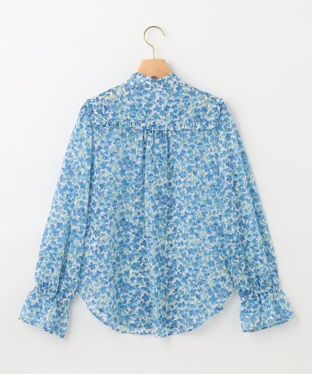 組曲 【23SS】ヴィンテージフラワープリント ブラウス ブルー系5