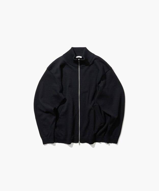 ATON WOOL WASHI | ドライバーズニット - UNISEX BLACK