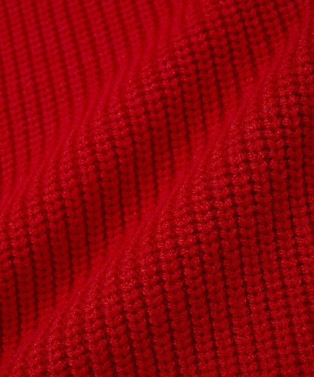 YECCA VECCA レースアップニット Red