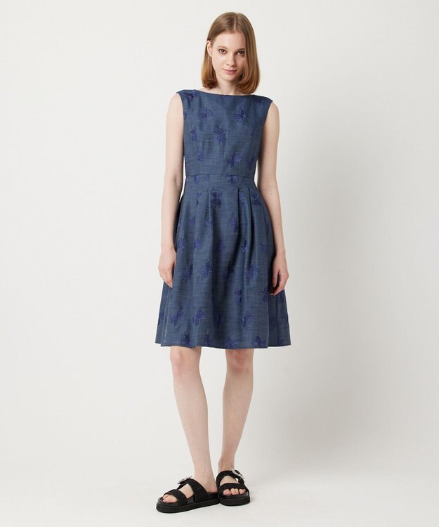 TOCCA 再入荷！【消臭・洗える】RIBBON PARASOL ドレス ネイビー系7