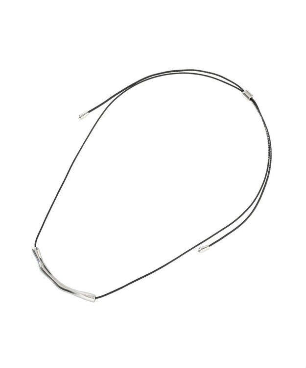 YECCA VECCA パイプコードネックレス Silver