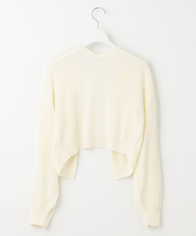 Feroux 【洗える】アイレット ボレロ アイボリー系