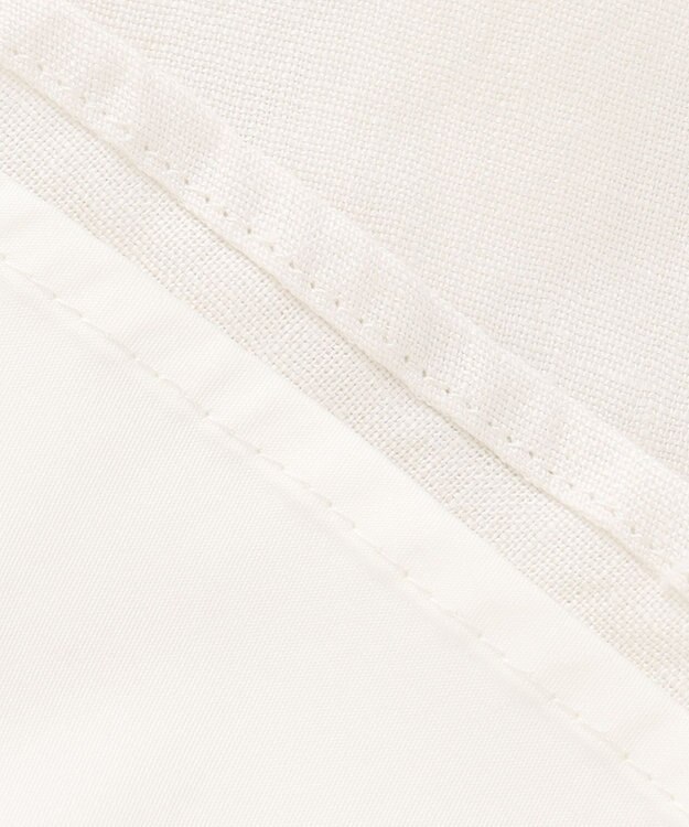 自由区 【XSサイズ～/洗える/セット可】エンブロイダリーリネン フレアスカート アイボリー系