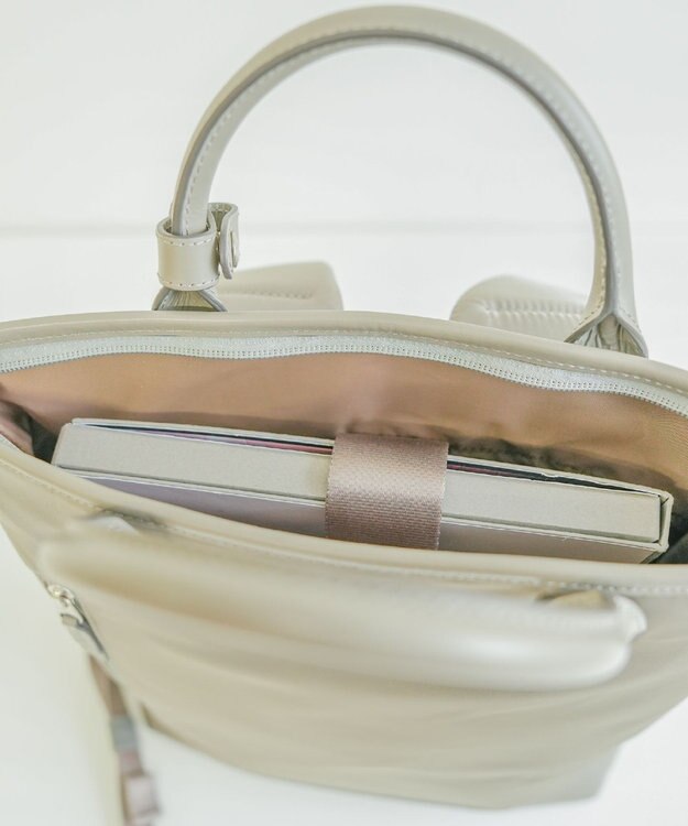 Atelier nuu RAIZON トートリュックエアリー グレー