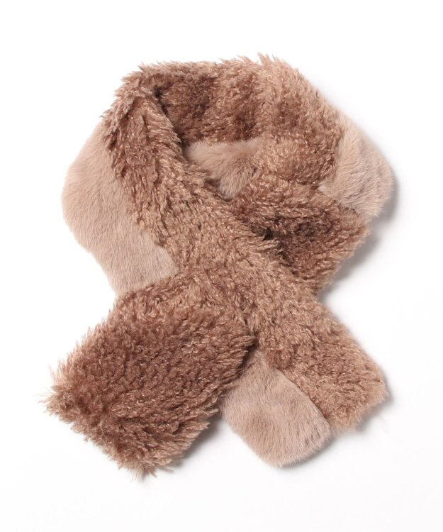 UNBILLION カシュネ cache nez / フェイクファーボアマフラー オーク