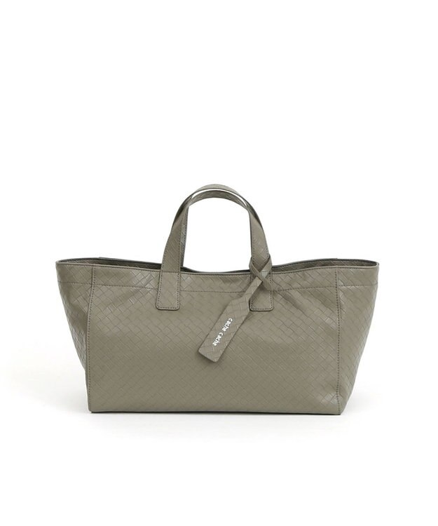 UNBILLION カシュカシュ cachecache / メッシュエンボス横長ショッパートート GY