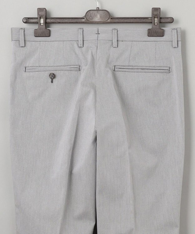 GOTAIRIKU ウエストアジャスター/折り目加工/吸汗速乾/洗える【ビジネス対応】クールマックスパンツ（24年モデル） ライトグレー系