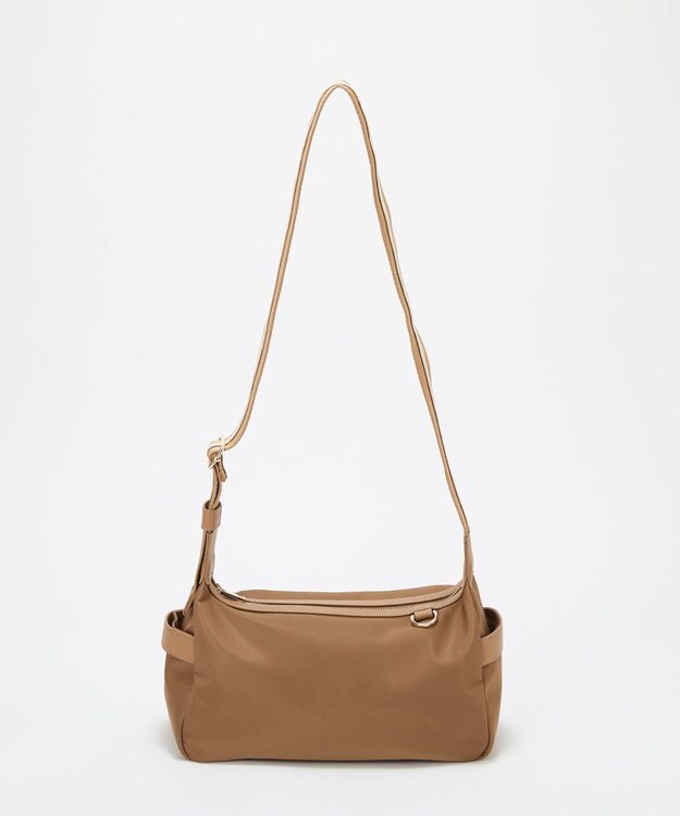 TOPKAPI 【TREASURE TOPKAPI】ナイロン ストライプ ベルト ショルダー バッグ キャメル