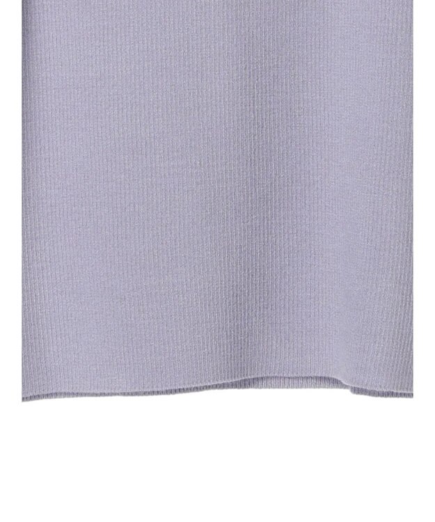 earth music&ecology 肩リボンニットプルオーバー Grayish Blue