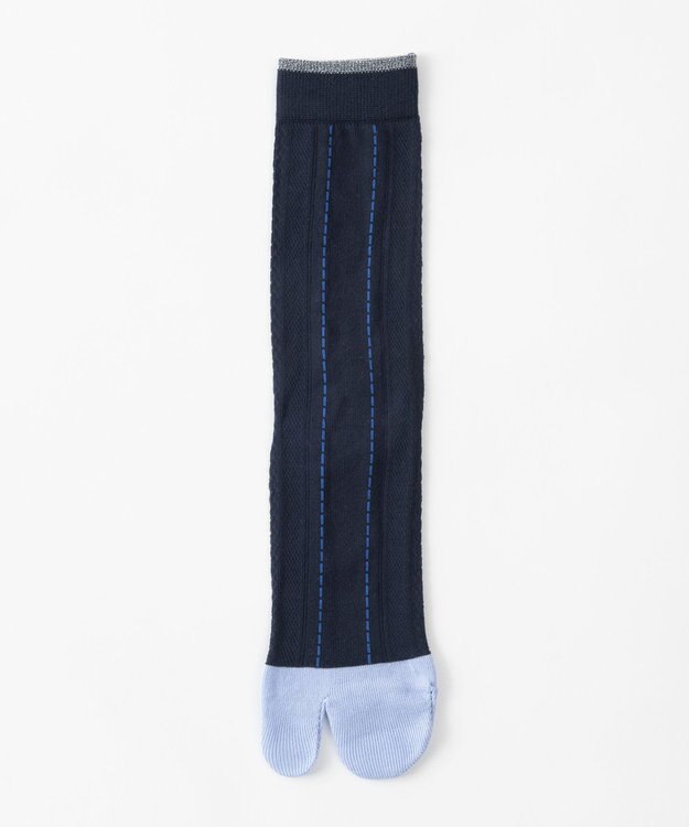 TRICOTE レース柄タビソックス 39NAVY