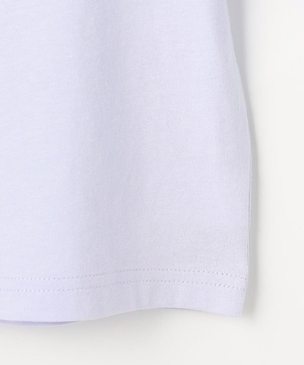 ANY KIDS チュール袖 七分Tシャツ ラベンダー