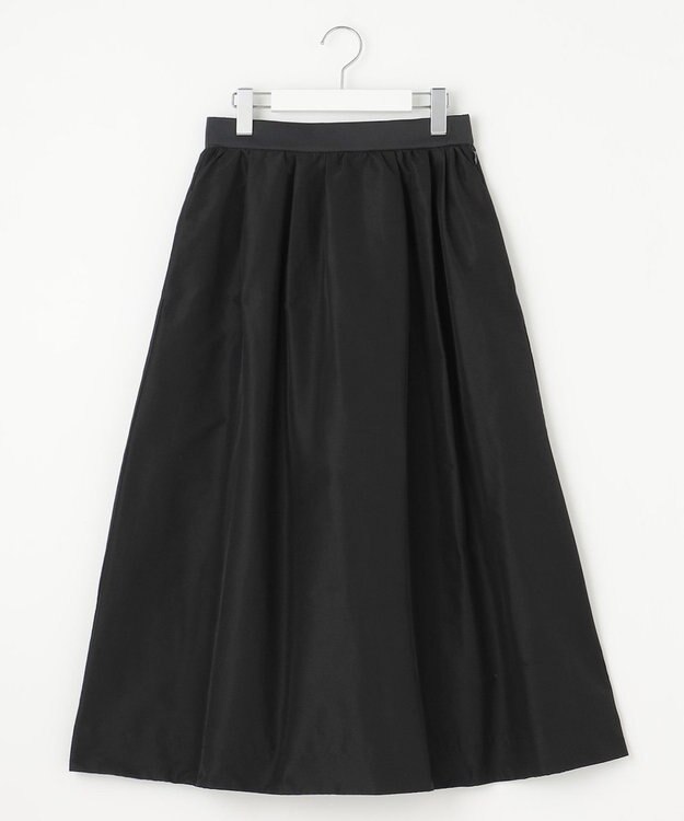 自由区 【撥水加工・洗える】エコタフタ スカート ブラック