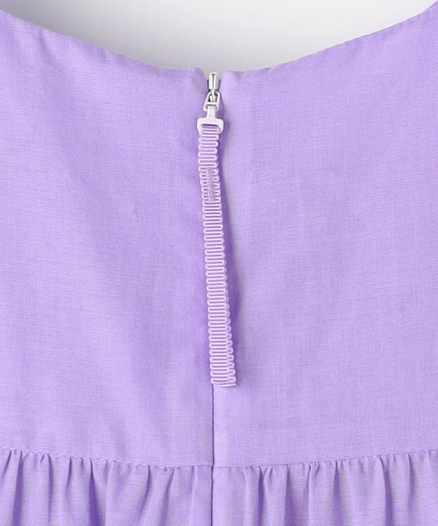 自由区 S コットンティアード ワンピース ラベンダー