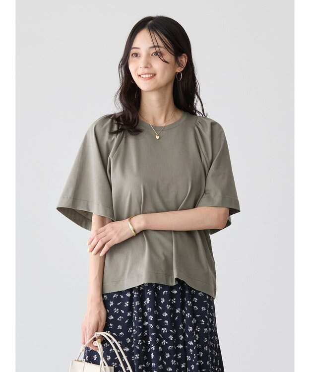 AMERICAN HOLIC フレアスリーブカットプルオーバー Khaki