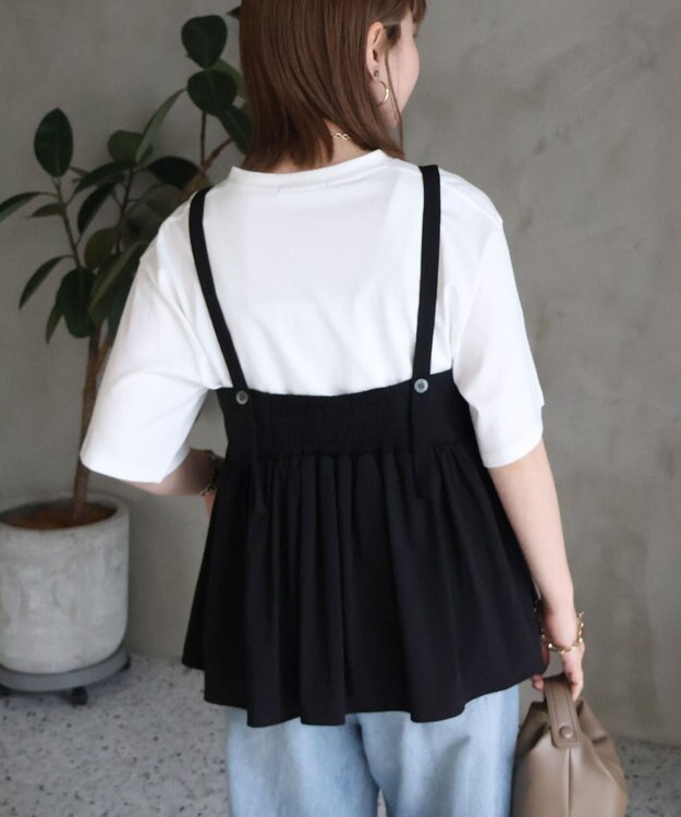 AMERICAN HOLIC ティアードキャミ Black