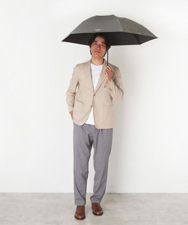 MOONBAT 【晴雨兼用/UVカット率99%】マッキントッシュ フィロソフィー (MACKINTOSH PHILOSOPHY)  折りたたみ日傘 バーブレラ サンプロテクトシリーズ（SUNPROTECT） 55cm ディープシルバー