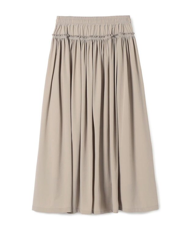 Chacott Chacott BALANCE UVケアタフタギャザースカート グレージュ