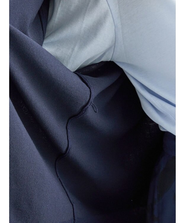 Te chichi 【雑誌掲載アイテム】2WAYカシュクールVネックカーディガン《2026 spring catalog item》 ネイビー