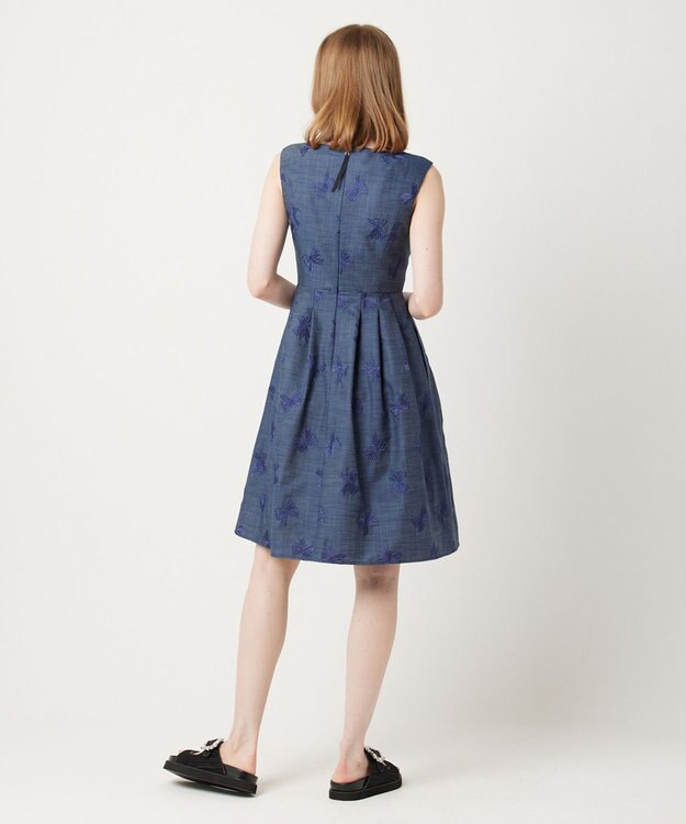 TOCCA 再入荷！【消臭・洗える】RIBBON PARASOL ドレス ネイビー系7