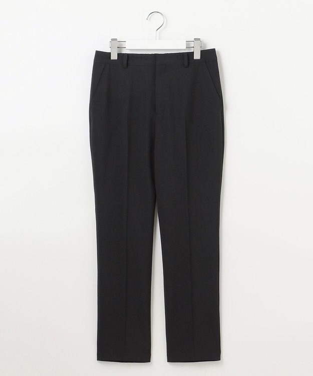 J.PRESS LADIES L 【セットアップ対応・洗える】DRYウーステッド テーパード パンツ ブラック系