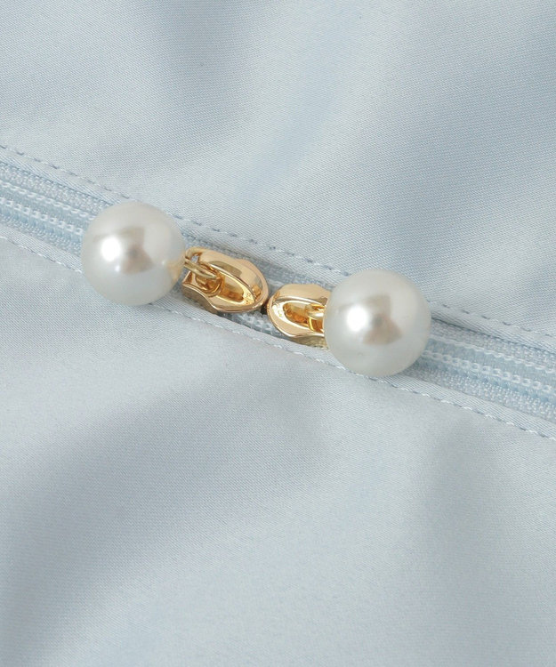 Maison de FLEUR シーシェルプリントキャリーオンバッグ Light Blue