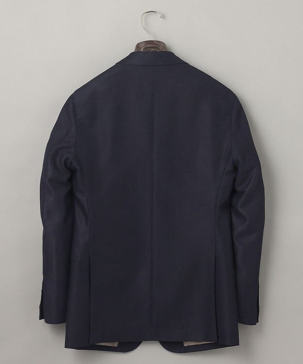 GOTAIRIKU 五大陸オリジナル素材 【防シワ/通気性抜群/ストレッチ】カラミSOLOTEXブレザー ネイビー系