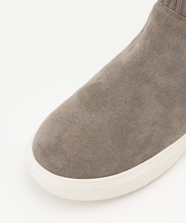 ANY リブインスニーカーブーツ グレー