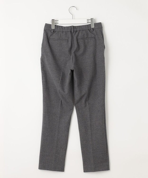 J.PRESS LADIES 【洗える】チェルビックチェック テーパード パンツ グレー系3
