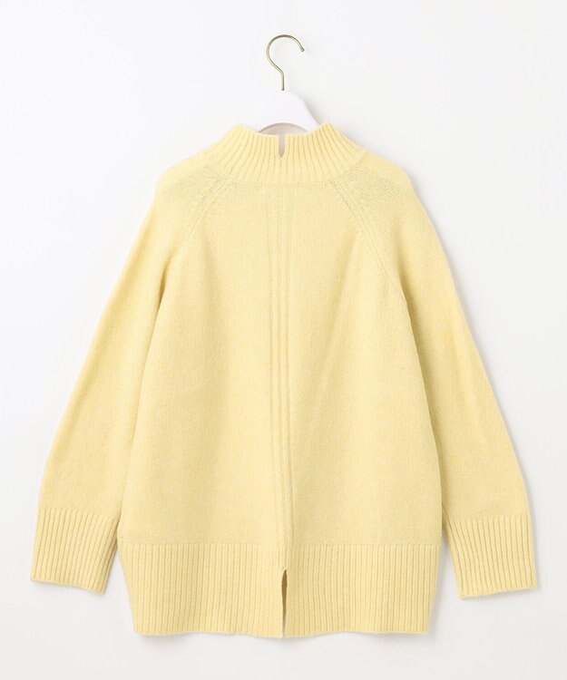 ANY SIS L  【大人百花掲載 ヨンアさん着用】ハイネックバックポイント ニット ハニーイエロー